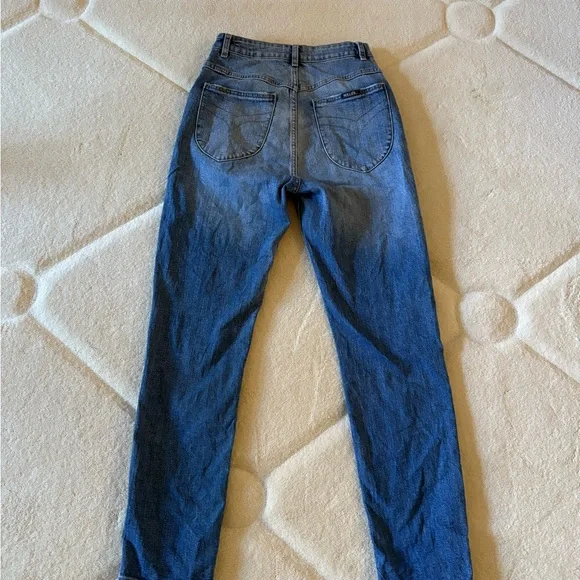 ROLLA'S High Rise Blue Jeans - Picture 2 of 3